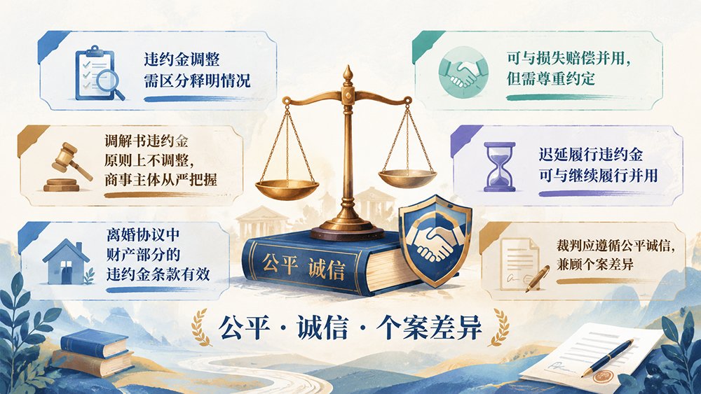 最新：人民法院关于涉违约金纠纷案件法律适用指引